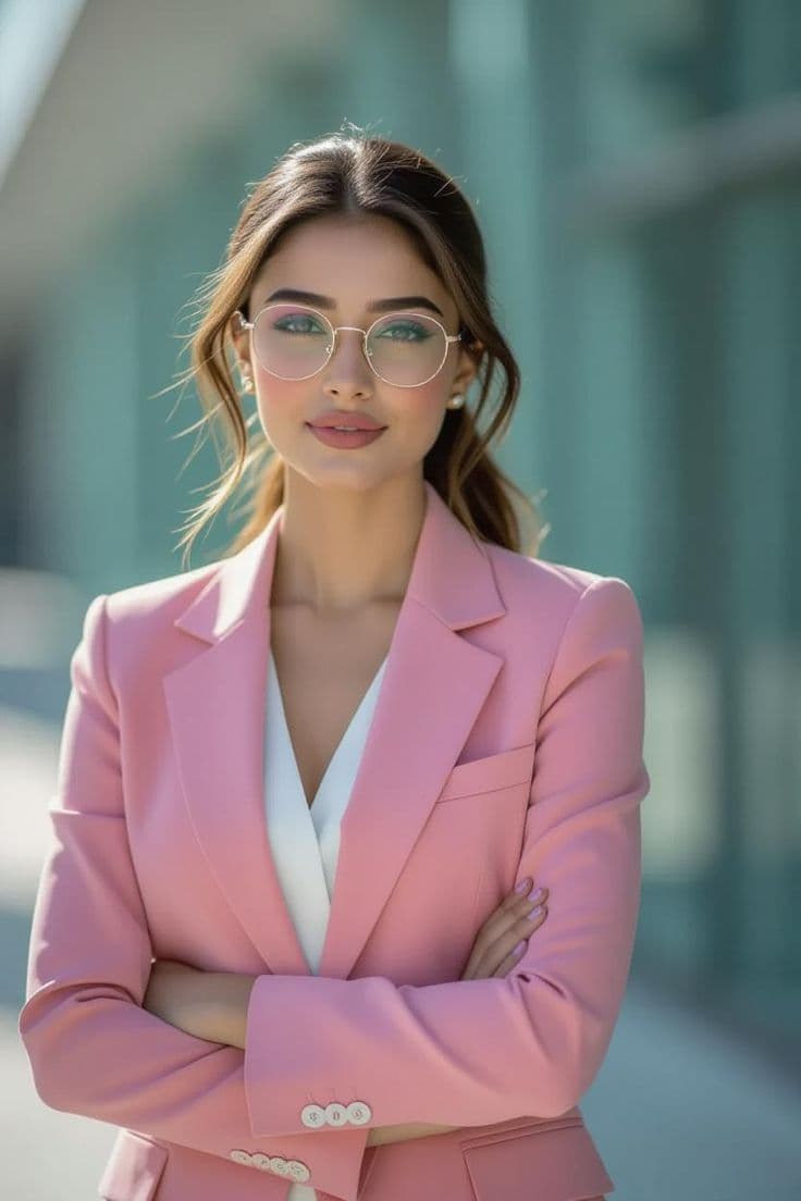 Professional Elegance in Pink