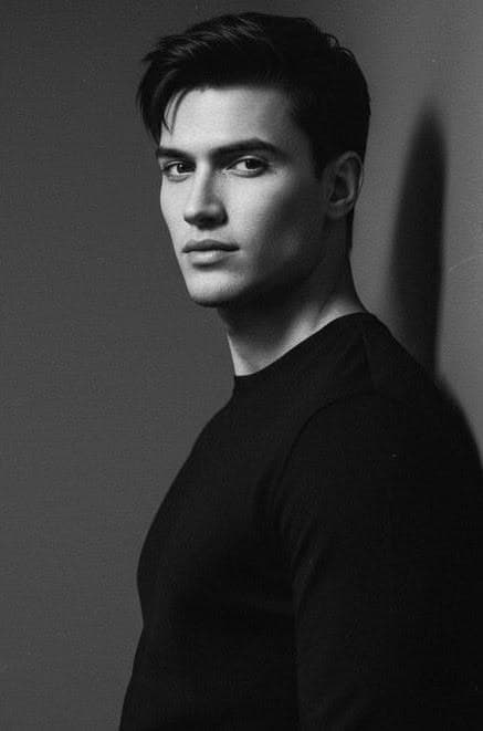 Chic Black & White Portrait