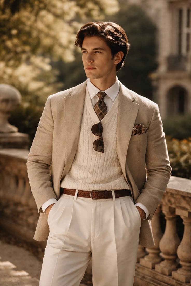 Classic Old Money Aesthetic Portrait