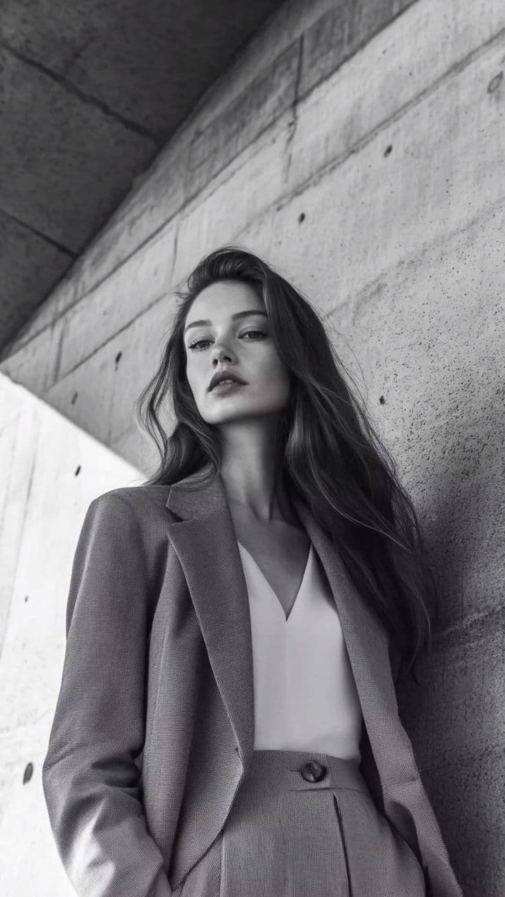 Architectural Elegance Portrait