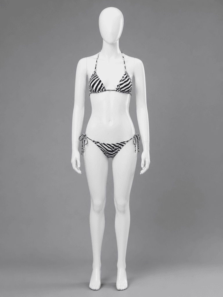 Zebra Print Triangle Bikini