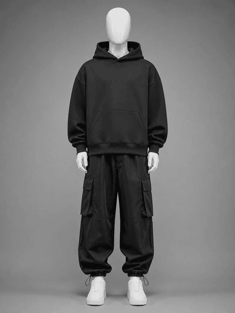 Transfer only the clothing from image1 onto the person in im