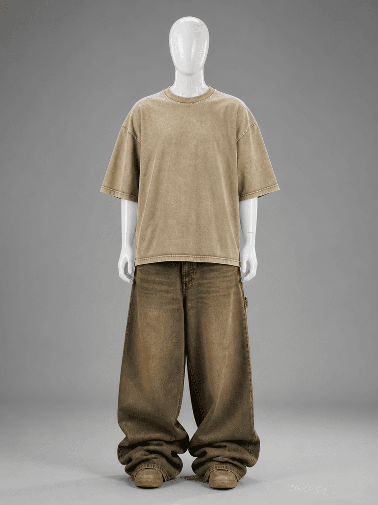 Transfer only the clothing from image1 onto the person in im