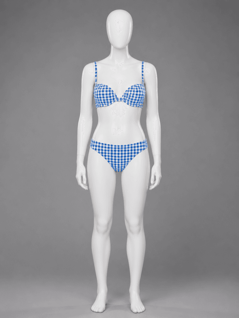 Blue Gingham Bikini