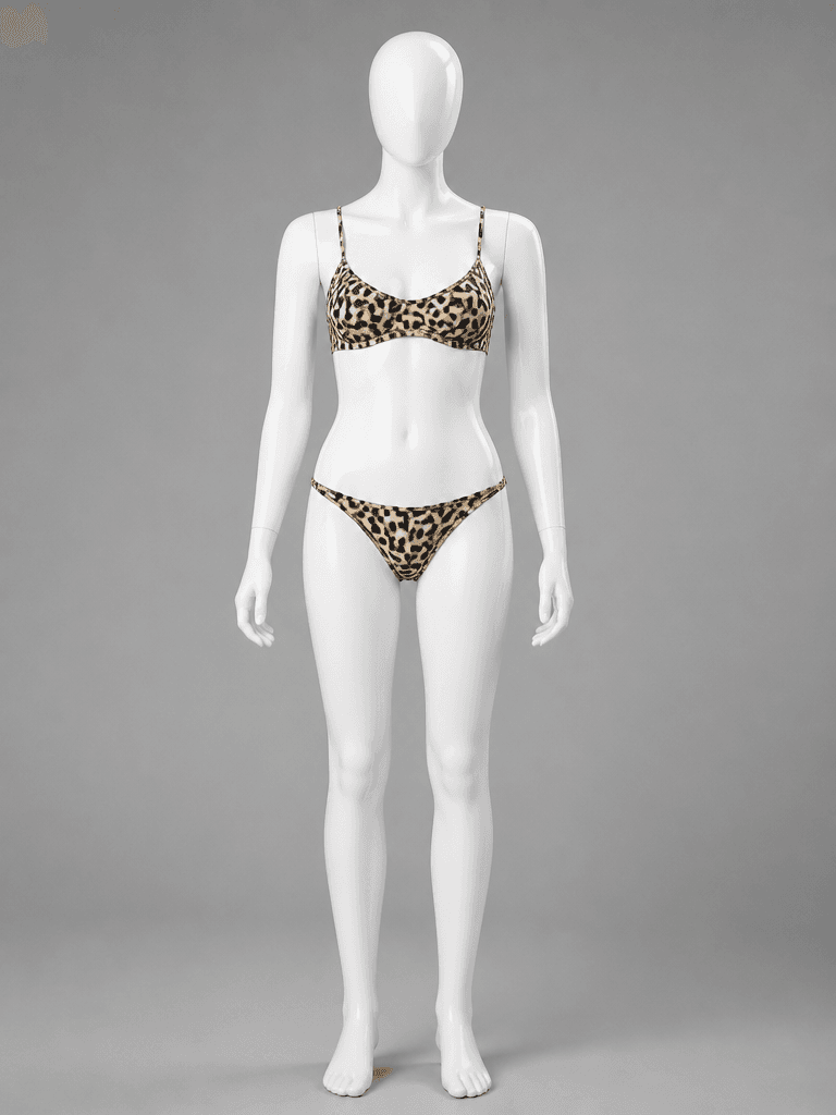 Leopard Print Bikini Set