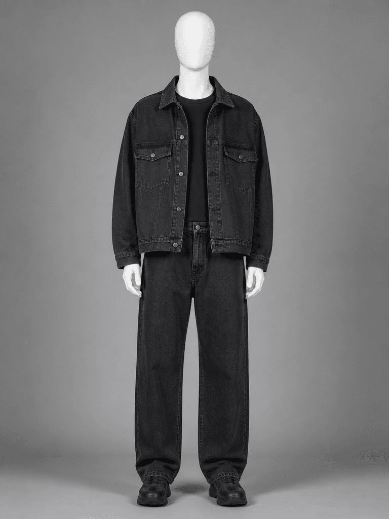Transfer only the clothing from image1 onto the person in im