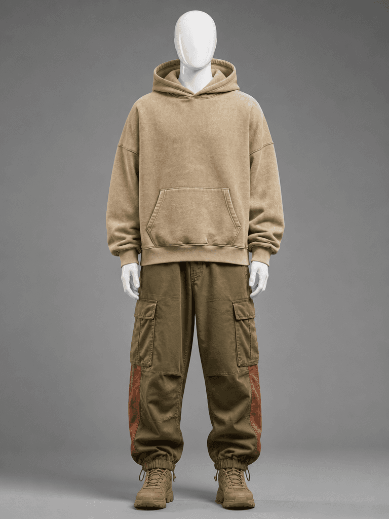 Transfer only the clothing from image1 onto the person in im