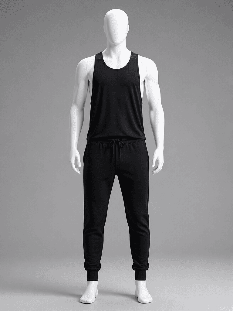 Transfer only the clothing from image1 onto the person in im