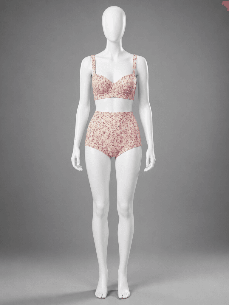 Floral Print High-Waisted Bikini