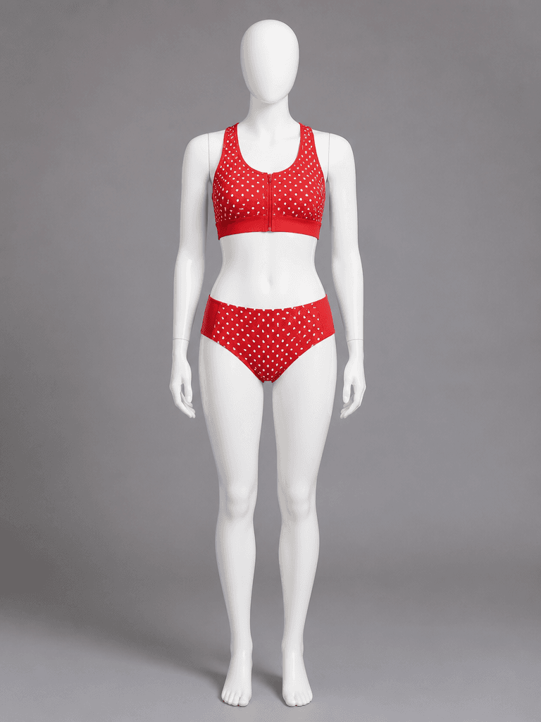 Red Polka Dot Bikini