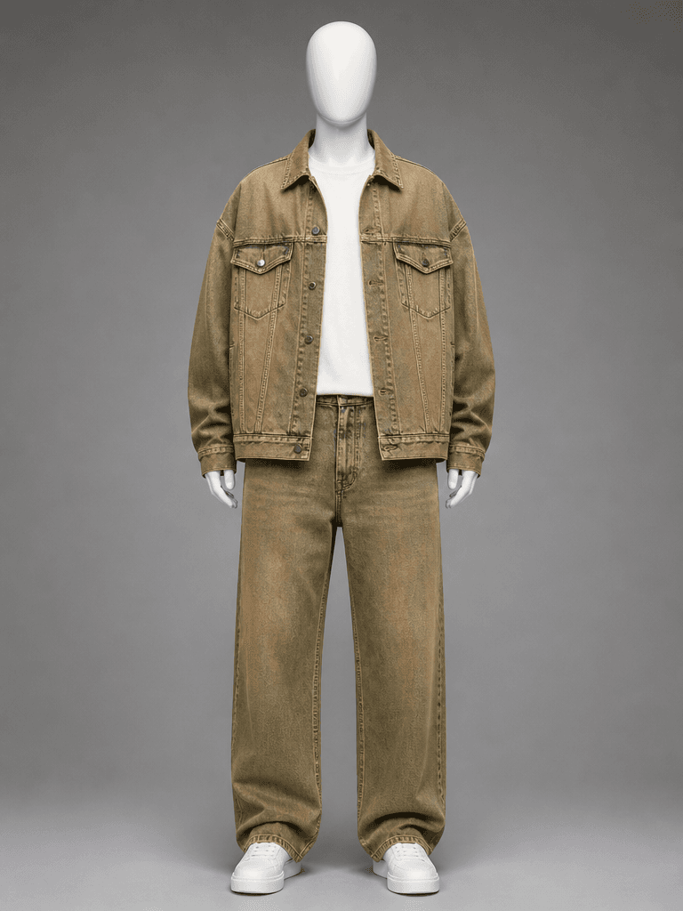 Transfer only the clothing from image1 onto the person in im