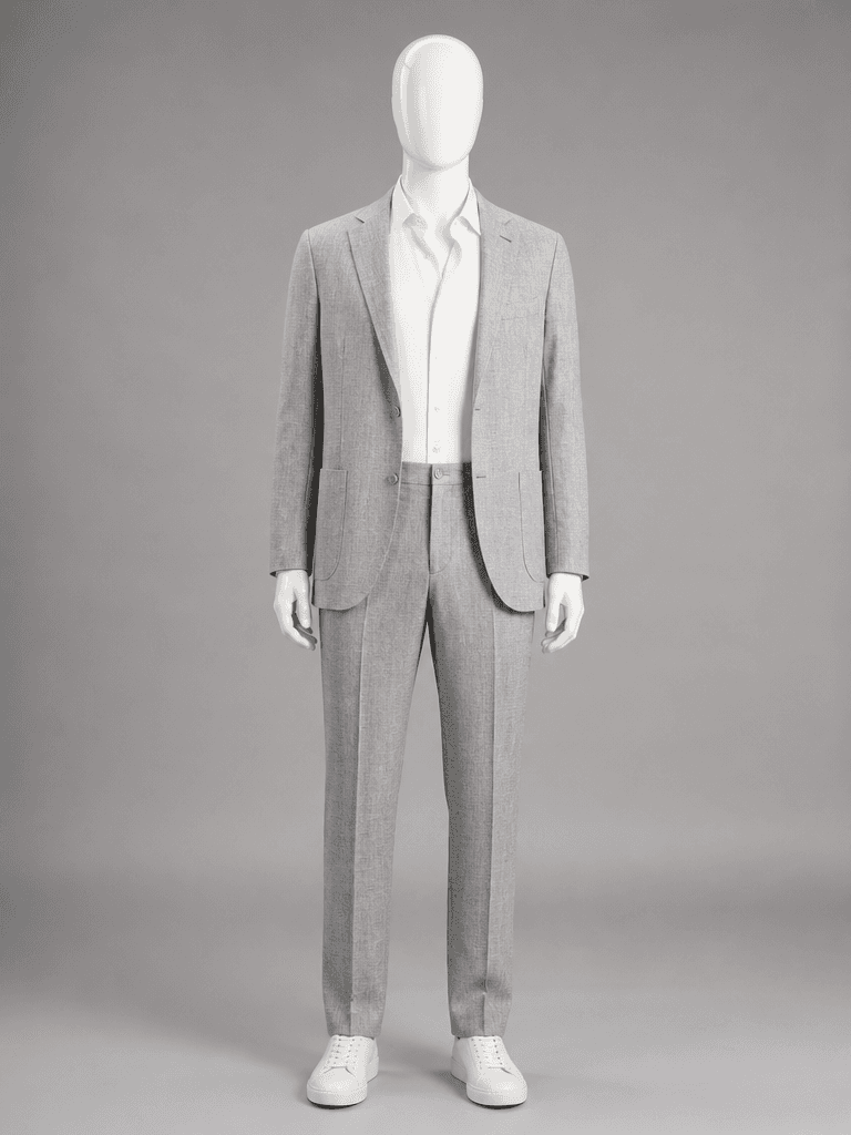 Transfer only the clothing from image1 onto the person in im