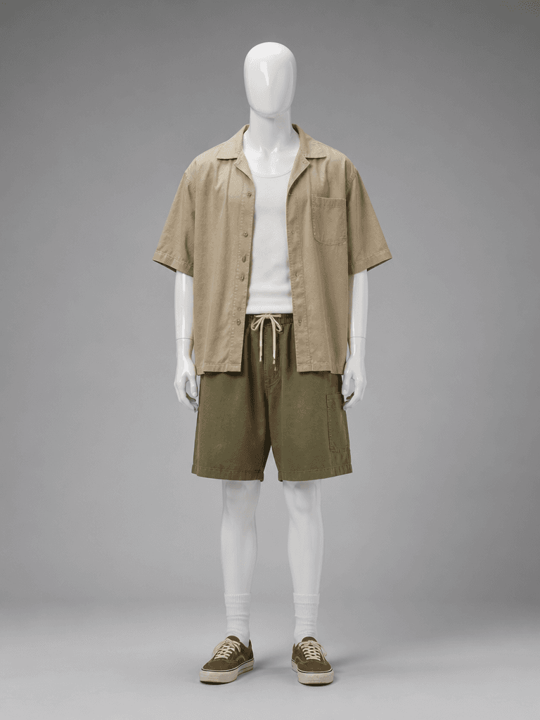 Transfer only the clothing from image1 onto the person in im