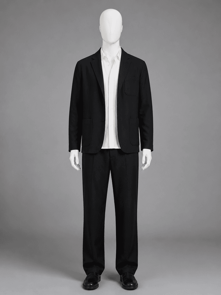 Transfer only the clothing from image1 onto the person in im