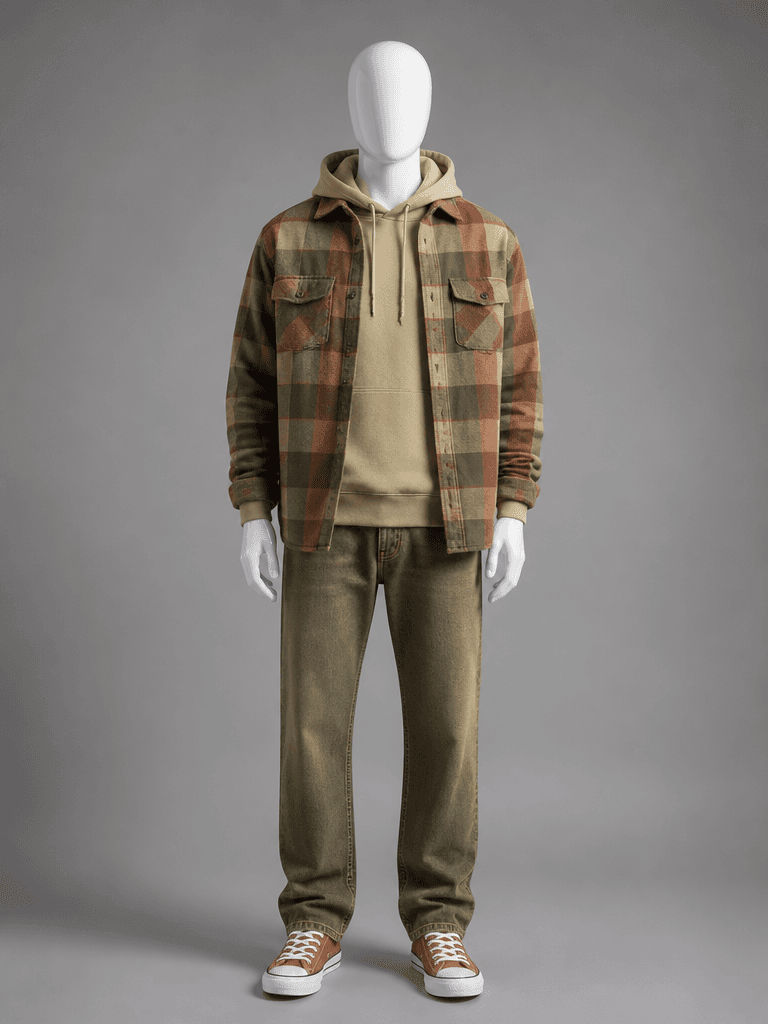 Transfer only the clothing from image1 onto the person in im
