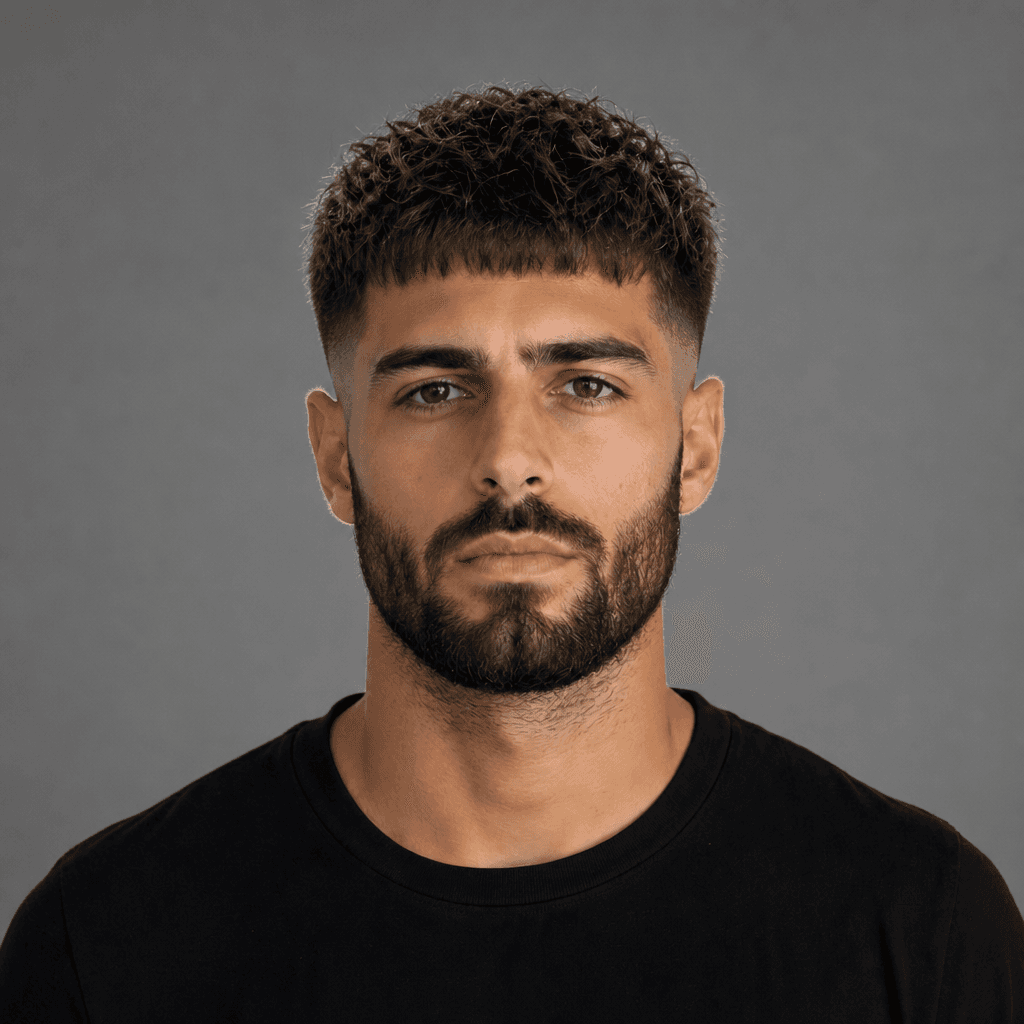 Textured Crop with Mid Fade