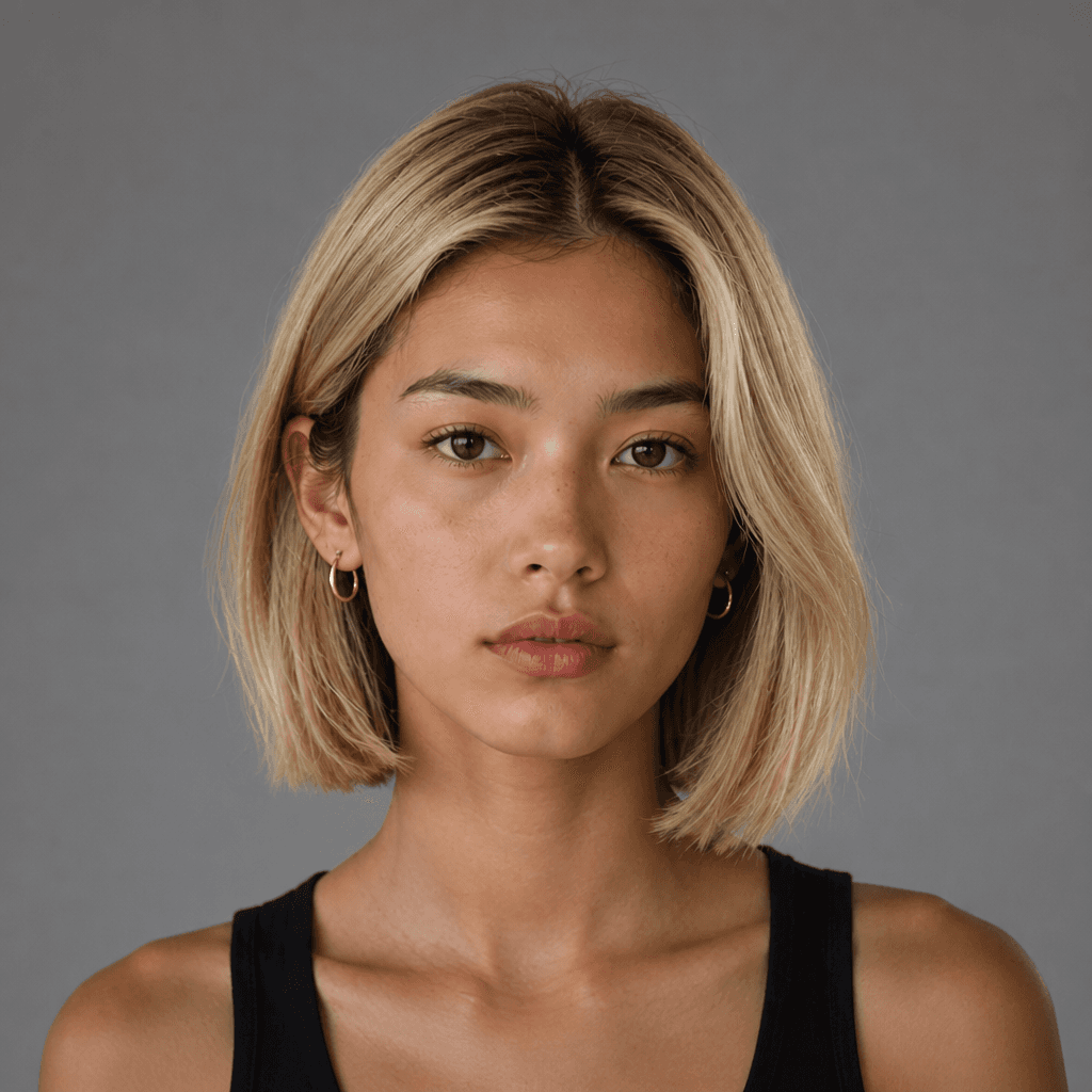 Bleach Blonde Bob