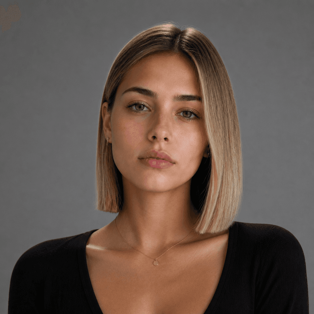 Straight Blunt Bob