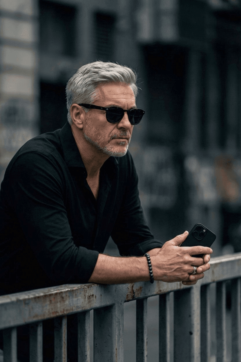Silver Fox in the City
