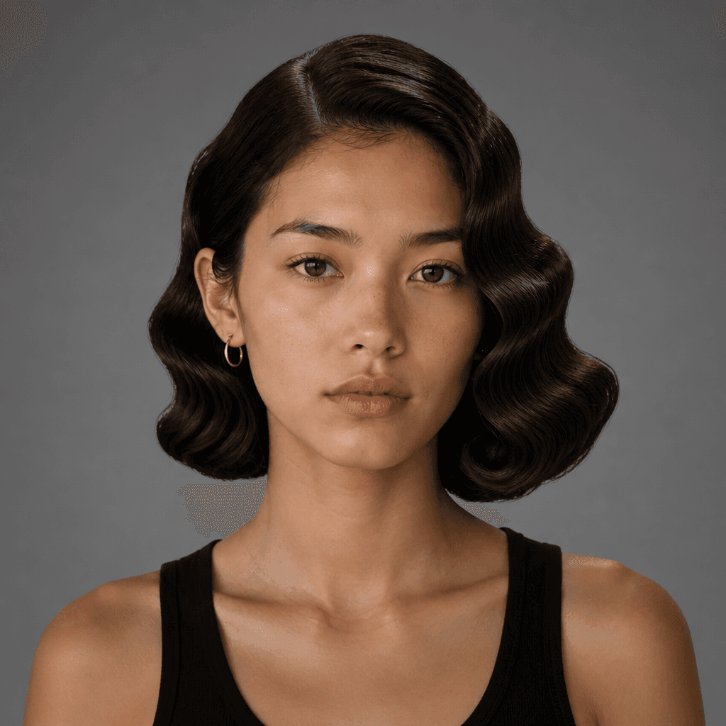 Vintage Hollywood Waves