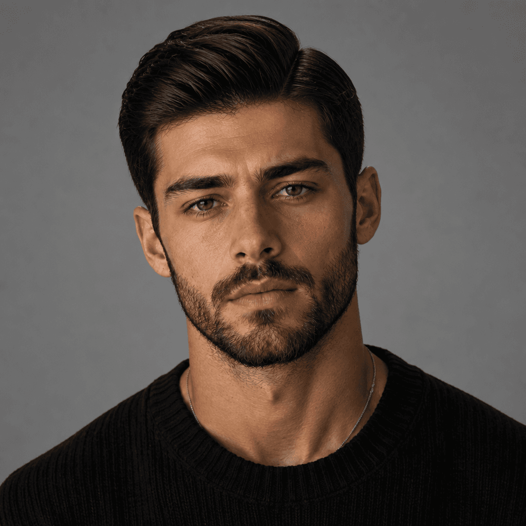 Classic Side Part with Tapered Sides