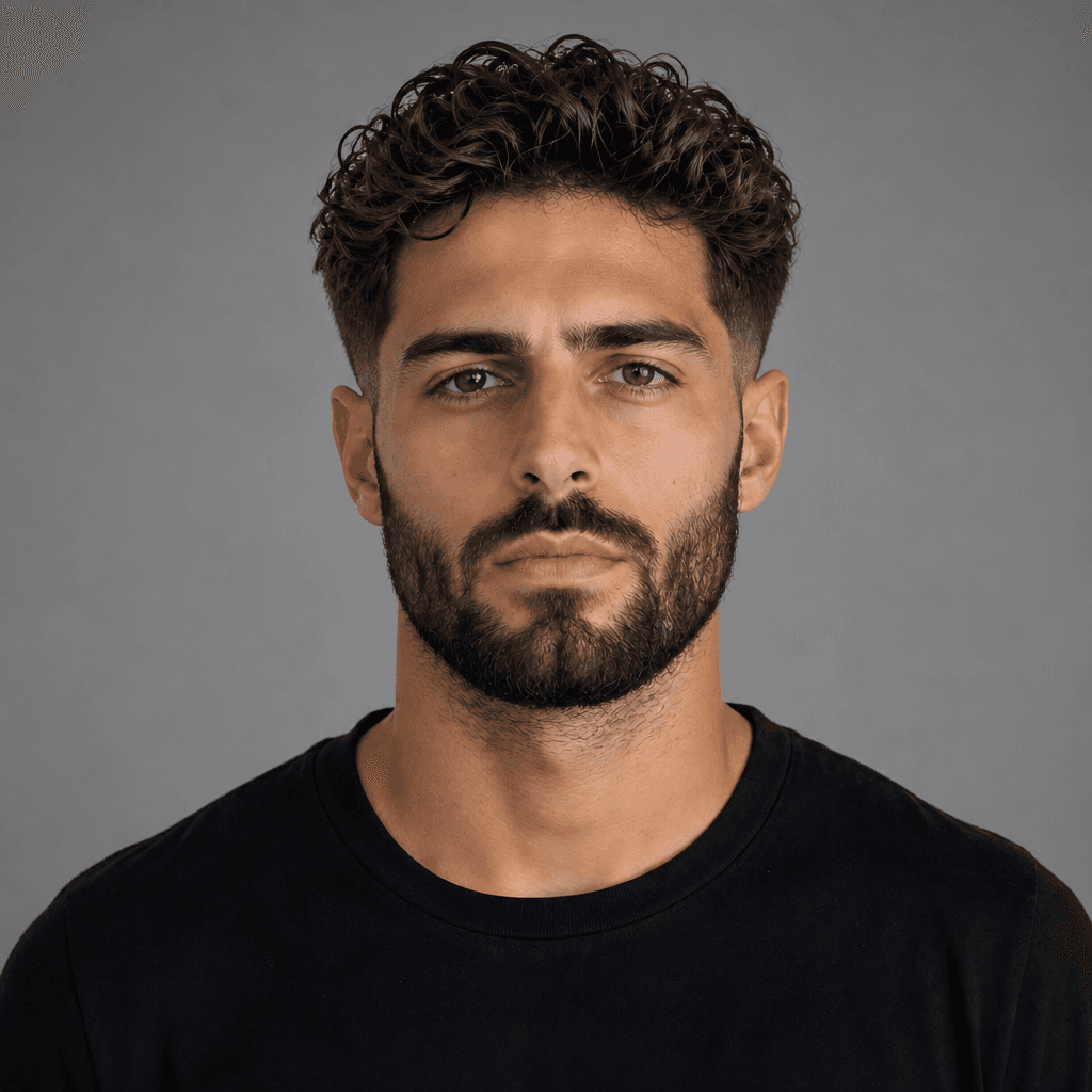 Textured Crop with Mid Fade