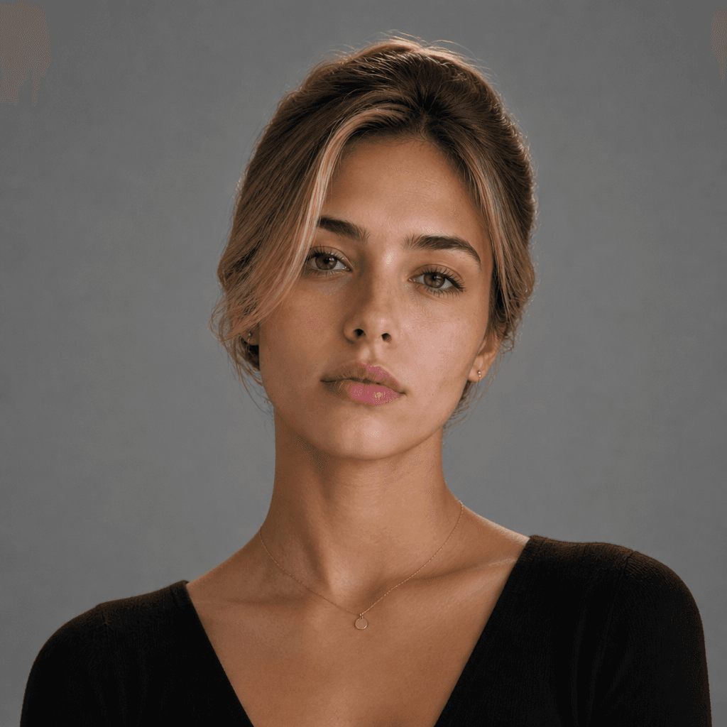 Honey Blonde Updo with Face-Framing Highlights