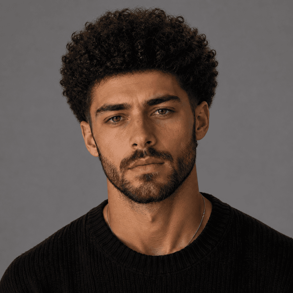 Short Afro Curls